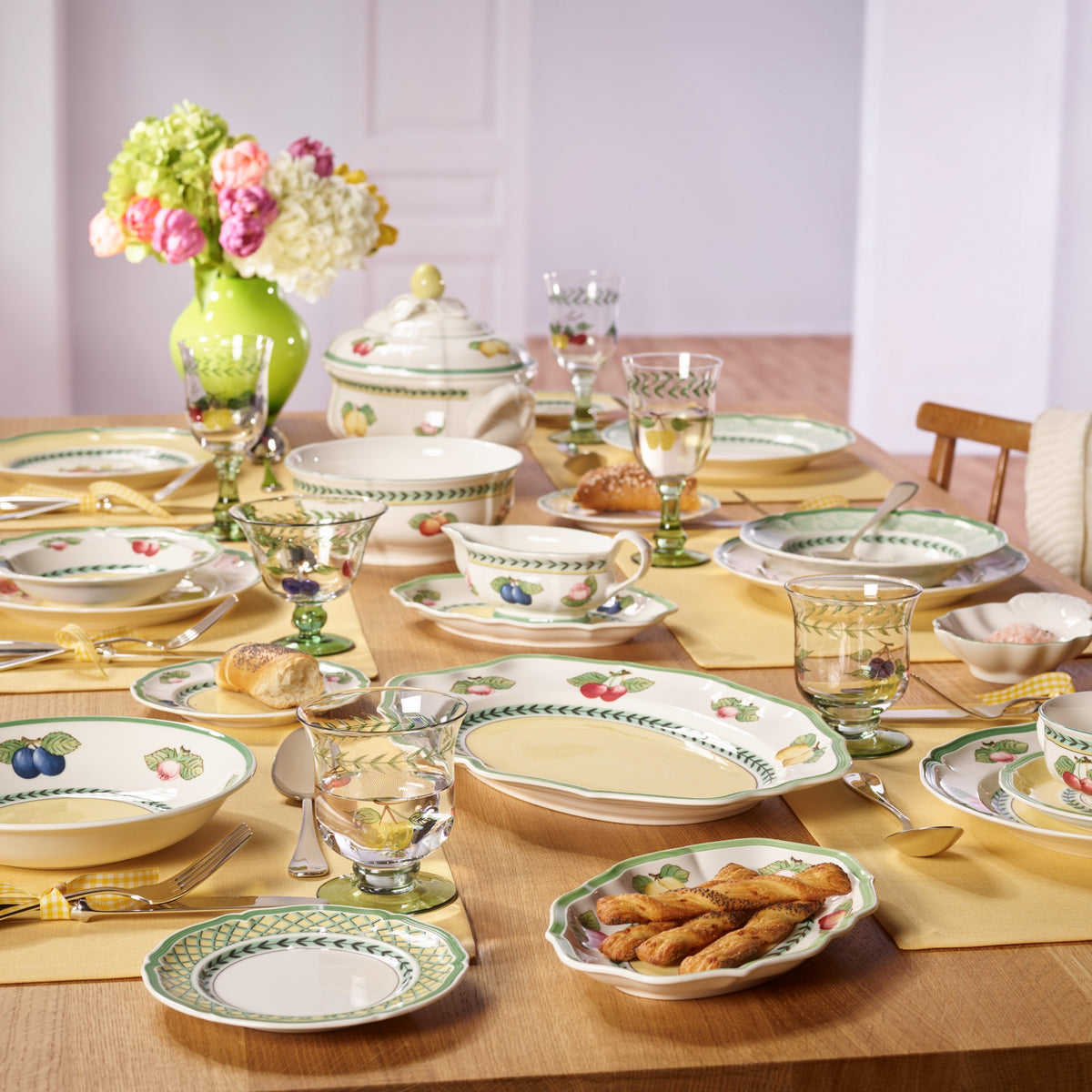 French Garden Dinner plate