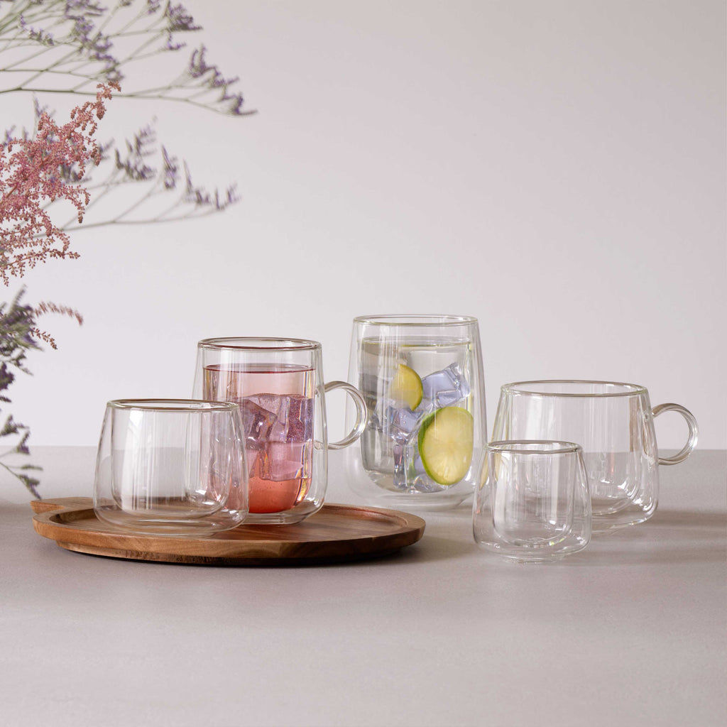Artesano Glass coffee tumbler
