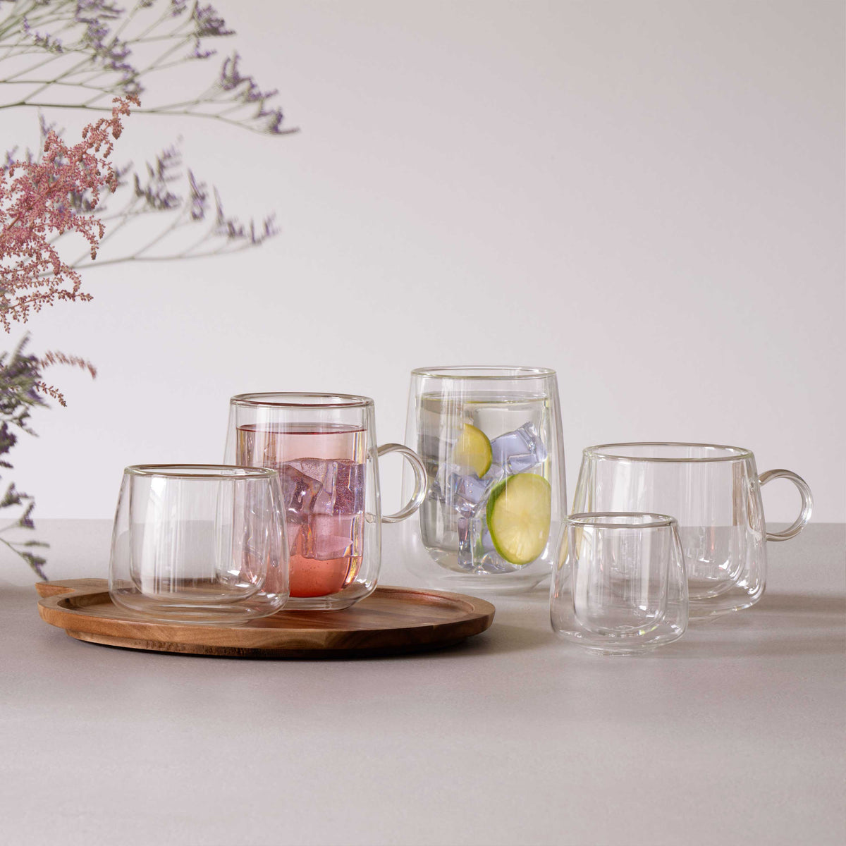 Artesano Glass coffee tumbler