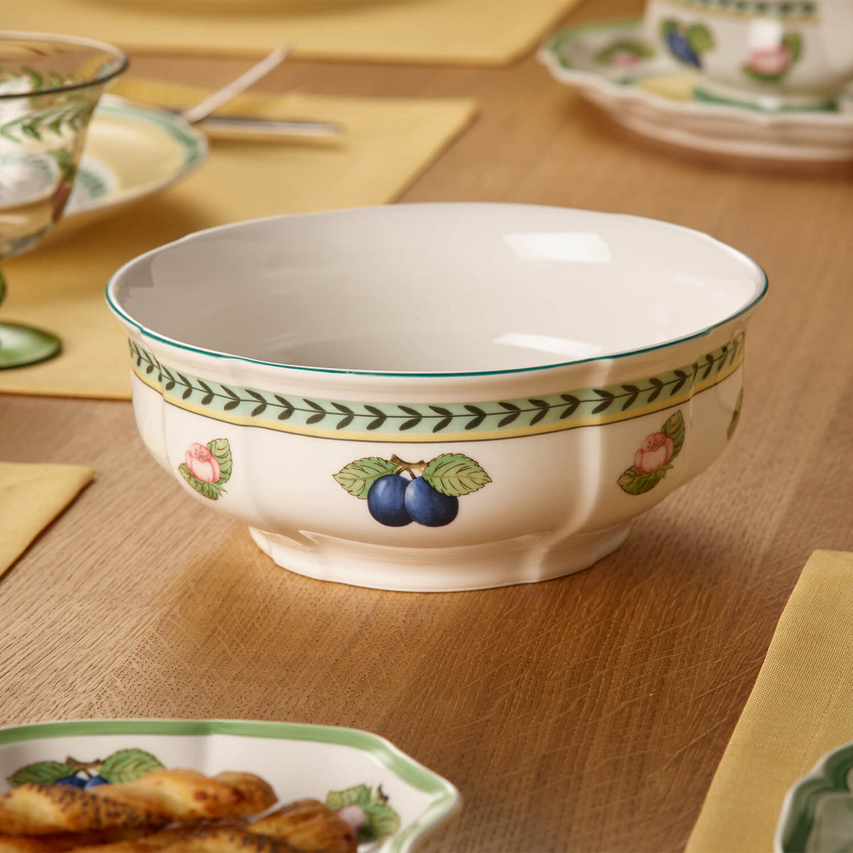 French Garden Serving Bowl