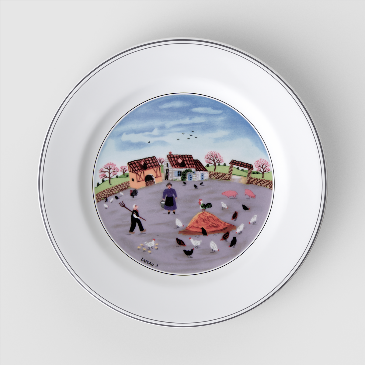 Design Naif Salad/ Dessert Plate