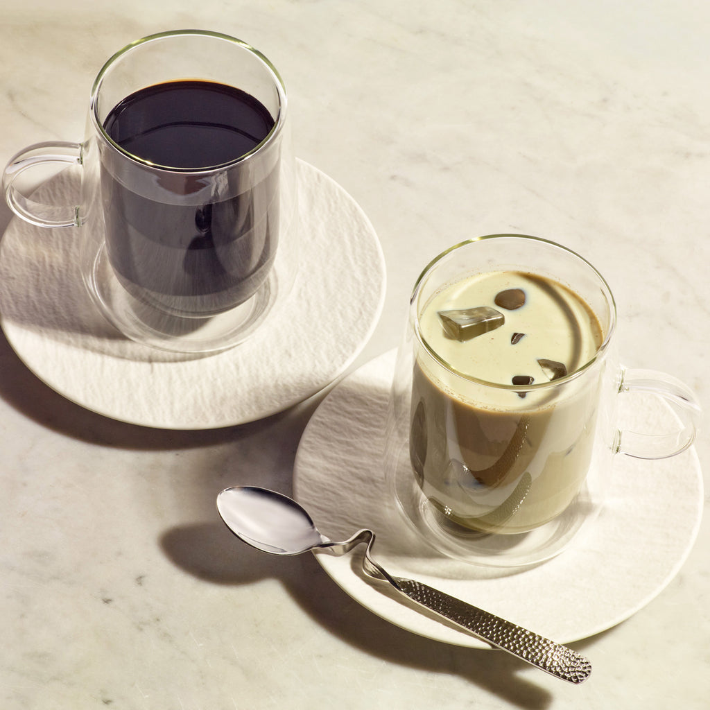 Manufacture Latte glass with handle
