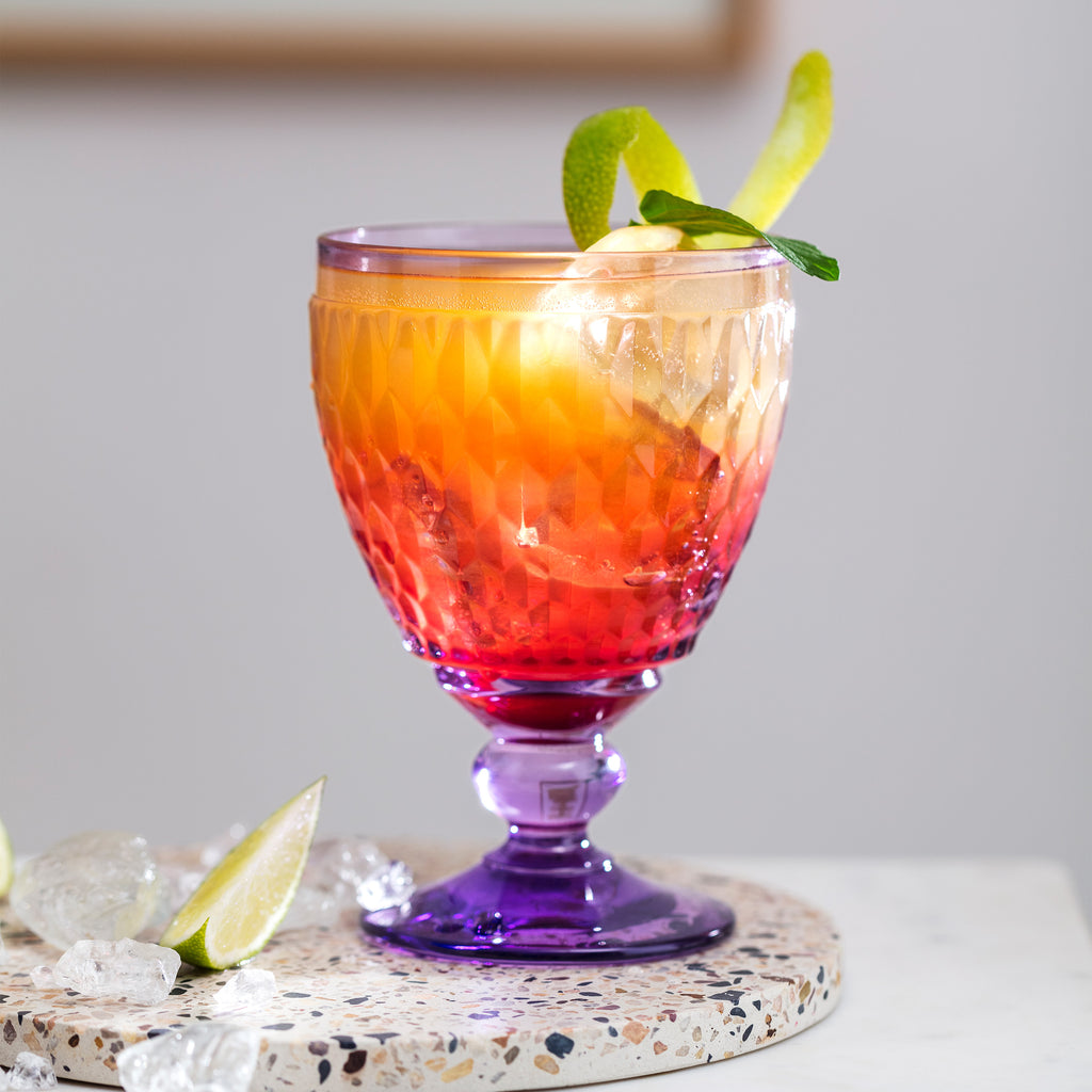 Boston Red wine glass